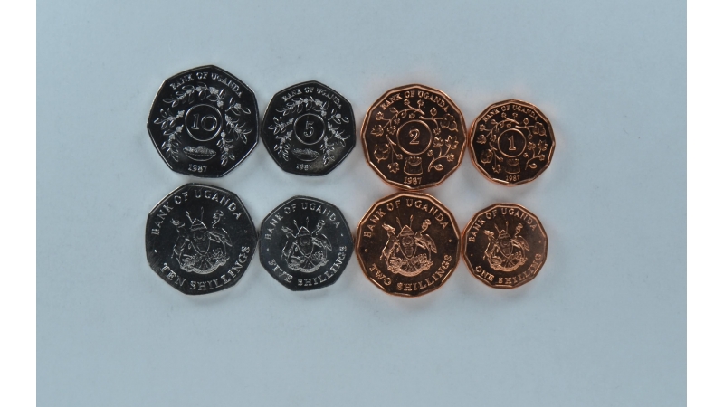 Uganda 4 coin set