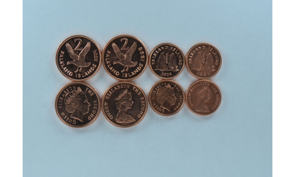 Folklando salos 4 monetų rinkinys