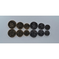 Svazilendas 6 monetu rinkinys 2015