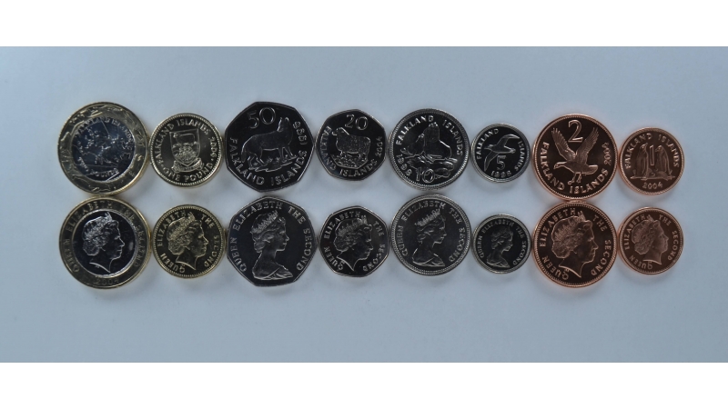 Falkland Islands 8 coin set