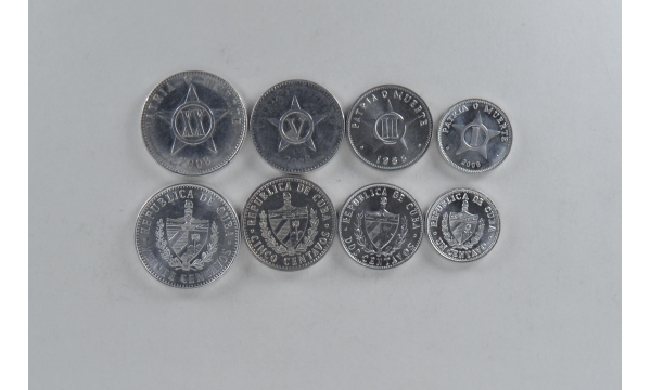 Cuba 4 coin set