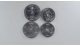 Laos 2 coin set 1952 20 50