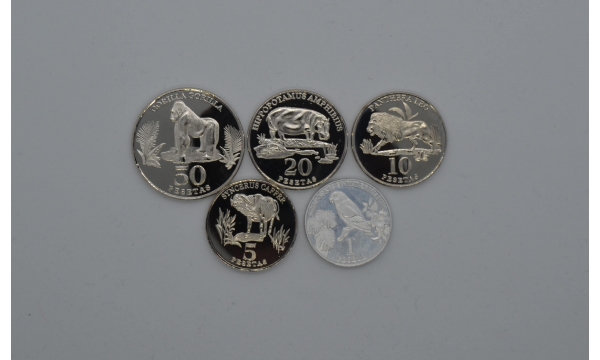 Vakarų Sachara 2020  5 monetu rinkinys