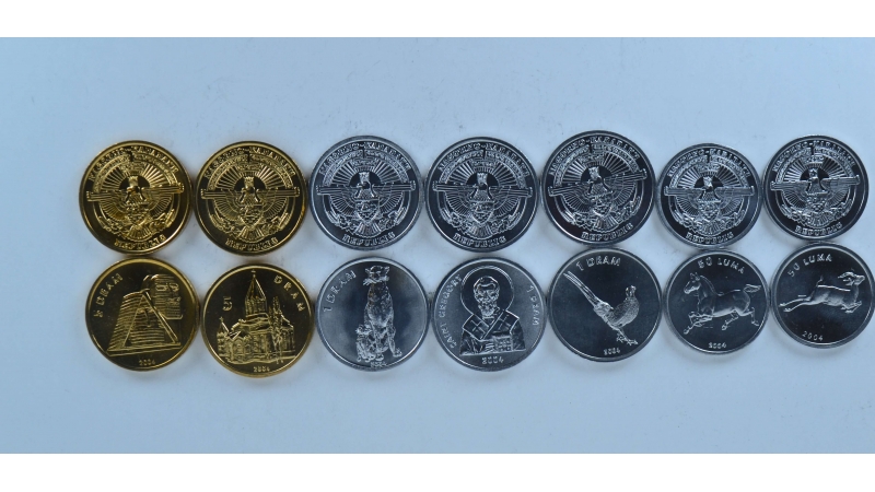 Kalnų Karabachas 7 monetų komplektas 2004