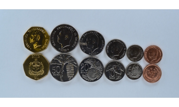 Samoa 6 monetų rinkinys
