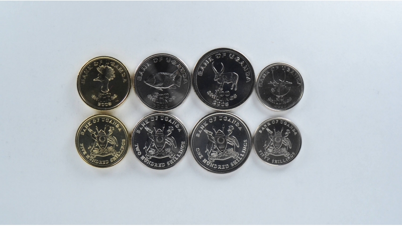 Uganda 4 monetų rinkinys