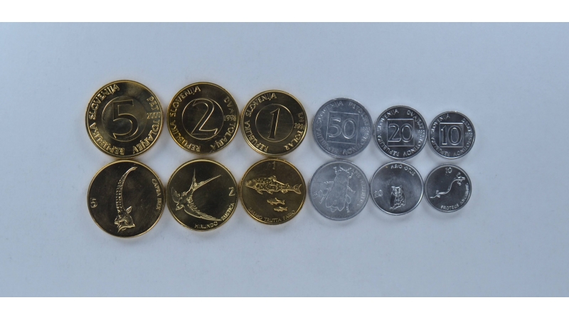 Slovenia 6 coin set