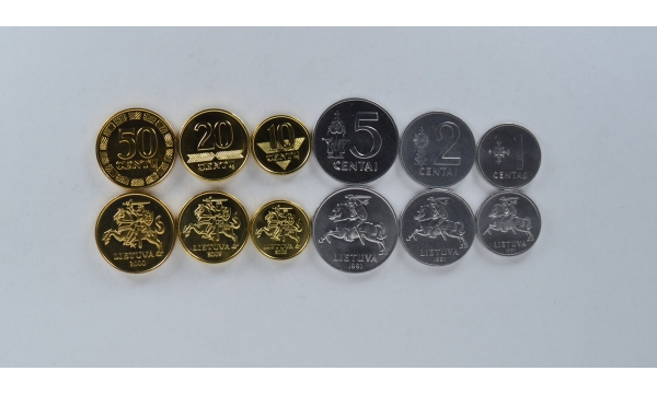 Lietuva 6 monetų rinkinys