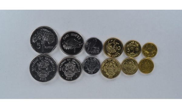 Seišeliai 6 monetų rinkinys
