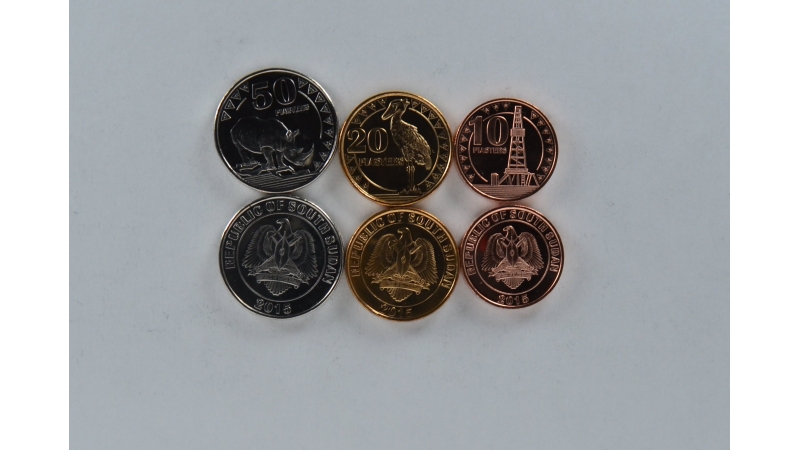 Pietų Sudanas 3 monetų rinkinys