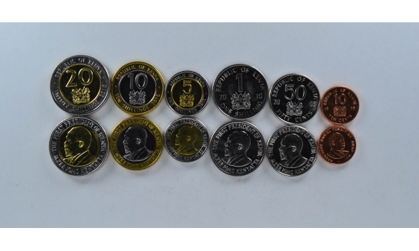 Kenija 6 monetų rinkinys